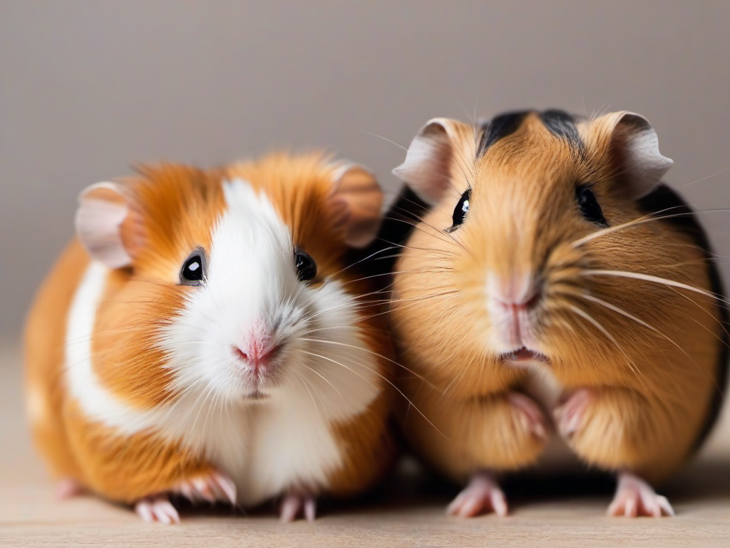 Hamster und Meerschweinchen
